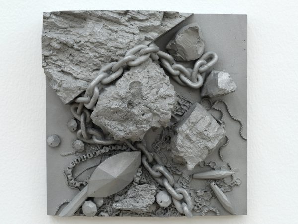 伊莎贝尔·科纳若，Streams II (#10, Aluminum)，2020