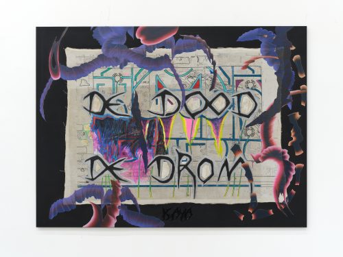 KAYA (Kerstin Brätsch & Debo Eilers), De Dood De Drom_Catacomb mirror, 2017–2022