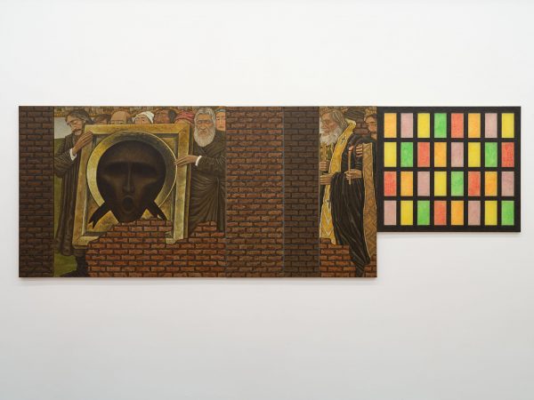 Li Yong Xiang, In rust (a painting within a painting), 2025