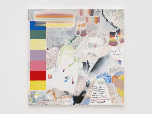 Evelyn Taocheng Wang, Frog Princess has Conversation with Walter Benjamin about Socks, 2025