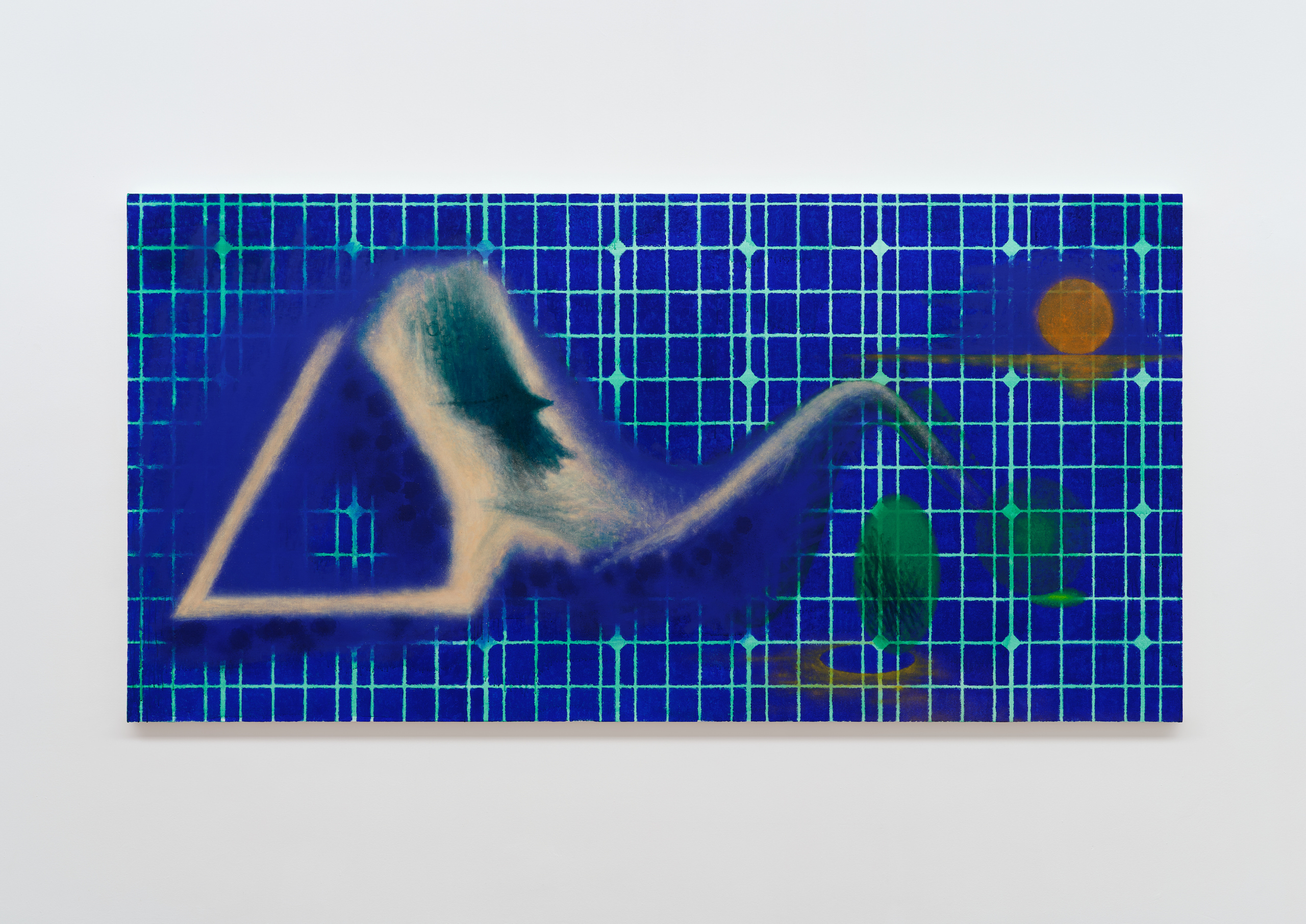 Zhou Siwei, Solar Panel (Sunset, Reclining Buddha), 2025
