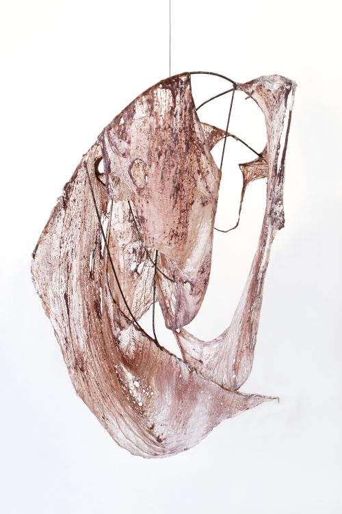 Mire Lee, Open wound: Skin Sculpture studio prototype #2, 2024