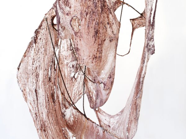 Mire Lee, Open wound: Skin Sculpture studio prototype #2, 2024