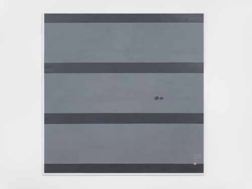 Evelyn Taocheng Wang, Black Berries and Imitation of Agnes Martin, 2023