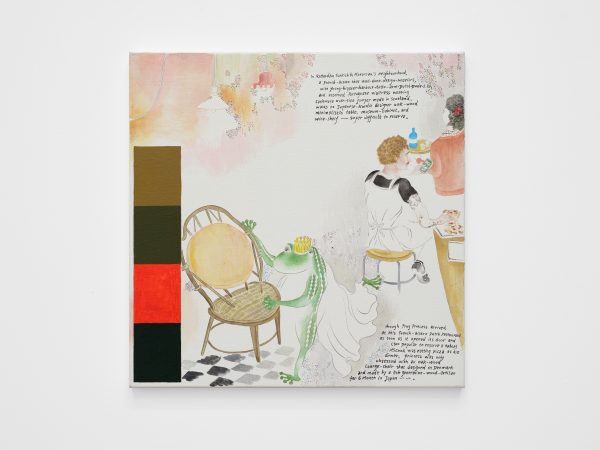 Evelyn Taocheng Wang, Frog Princess and Designer Chair, 2025