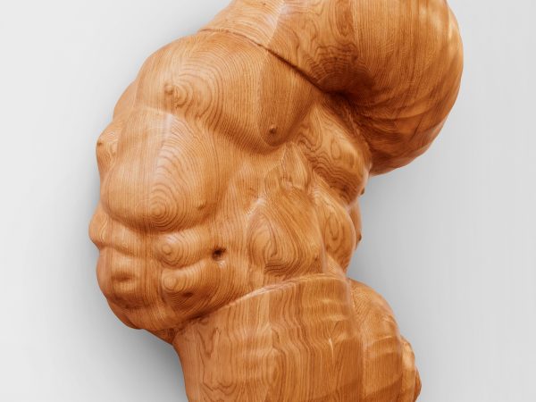 丹尼尔·杜瓦 & 格雷戈里·吉奎尔，带有蜗牛和人体部位的橡木浮雕，2026